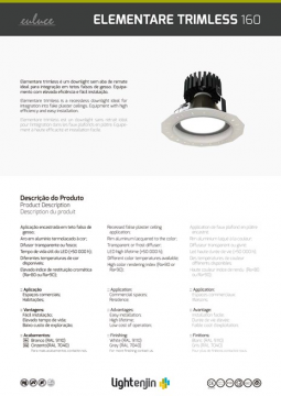 ELEMENTARE TRIMLESS 160 (en, fr, pt)