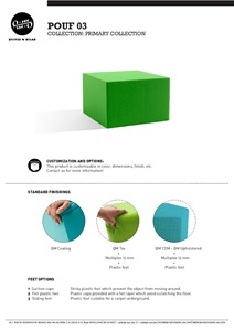 Product sheet - Primary Pouf 03