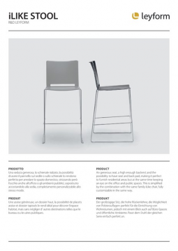 iLike Stool Brochure (it, en, fr, de)