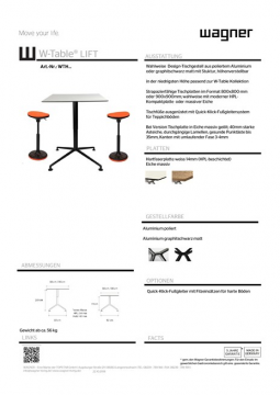Wagner - W-Lift Table (de, en)