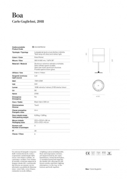 Firmamento Milano BOA table (it, en)