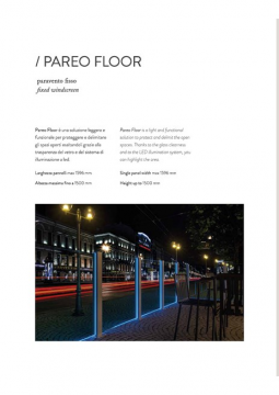 Paravento Pareo FLOOR e TOP