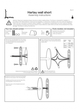 Hartau wall short - Assembly instructions (en)