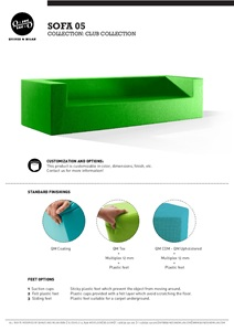 Product sheet - Club Sofa 05