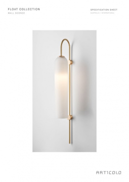 FLOAT wall sconce (en)