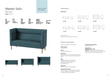Meeter Sofa - Product Sheet (en)