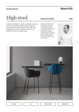 Blasco&Vila - Nomad - High stool (en)