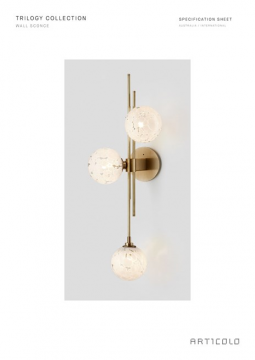 TRILOGY wall sconce (en)