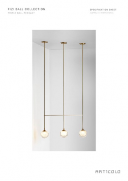 FIZI TRIPLE BALL pendant (en)