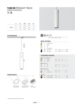 Tube80PTrack Data sheet
