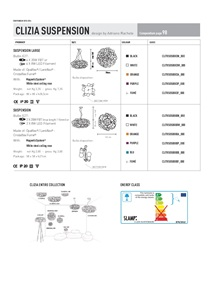 CLIZIA SUSPENSION -Technical sheet