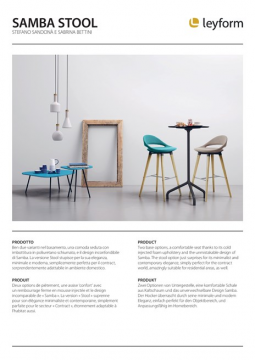 Samba Stool Brochure (it, en, fr, de)