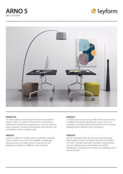 Arno 5 Brochure (it, en, fr, de)