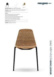 Basket Dining Woven Chair (en)