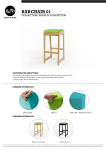 Product sheet - Room 26 Barchair 01