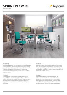 Sprint W/Sprint W RE Brochure (it, en, fr, de)