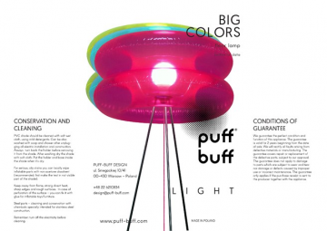 puff buff BIG COLOR floor lamp (en)