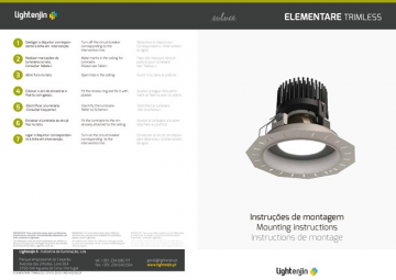ELEMENTARE TRIMLESS 160 - Mounting instruction (en, fr, pt)