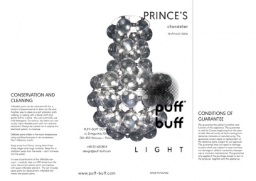 puff buff PRINCE'S CHANDELIER (en)