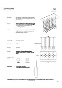 Archilume - P28 - Technical specification (en)