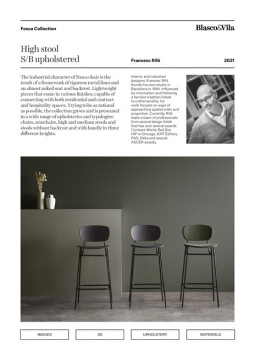 Blasco&Vila - High stool - Upholstered S/B (en)