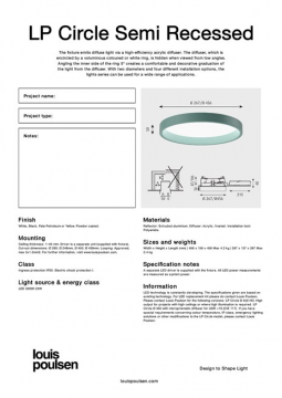 LP Circle Semi Recessed 91588 (en)