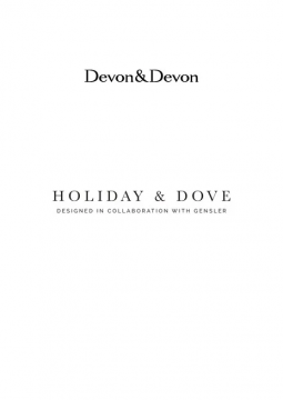 Holiday & Dove - Designed in collaboration with Gensler (it, en, fr, de, es, ru)