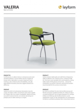 Valeria Brochure (it, en, fr, de)