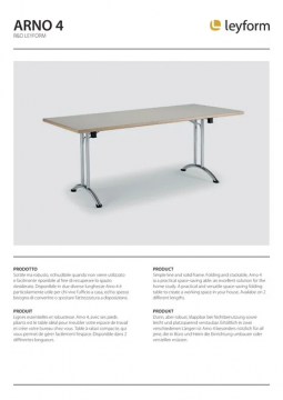 Arno 4 Brochure (it, en, fr, de)