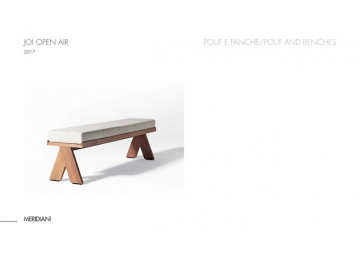 JOI OPEN AIR bench (it, en)