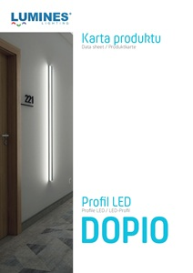 Profile DOPIO LUMINES Lighting | Data sheet